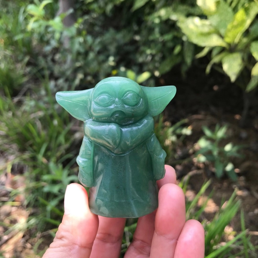 1PC  Natural Dongling jade Judas Quartz Crystal Skull Healing Gem Gift Random