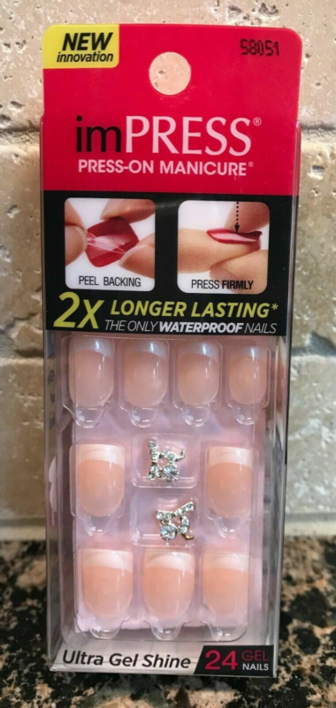 Kiss imPRESS Press-On Manicure One Step False Nails + Accents U PICK COLOR New!!