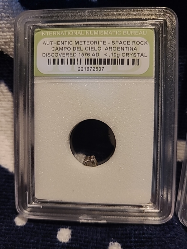 LOT OF 4 AUTHENTIC METEORITE SPACE ROCK FROM CAMPO DEL CIELO ARGENTINA 1576 AD.
