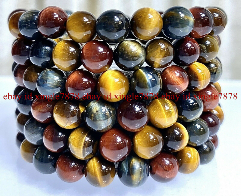 Wholesale Lots 6 Pcs 7.5" Natural Crystal Healing Gemstone Stretch Bracelet