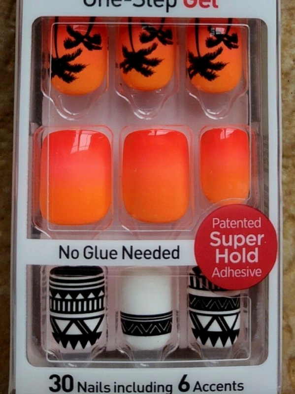Kiss imPRESS Press-On Manicure One Step False Nails + Accents U PICK COLOR New!!