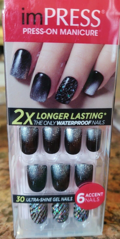 Kiss imPRESS Press-On Manicure One Step False Nails + Accents U PICK COLOR New!!