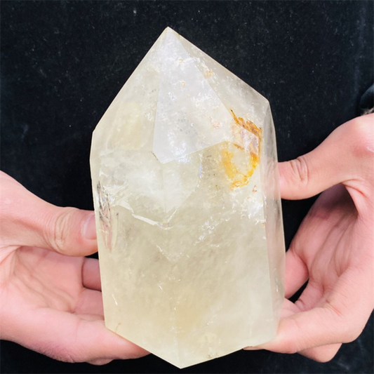 1290g Natural  White Quartz Obelisk Crystal Wand Point Healing Mineral Stone