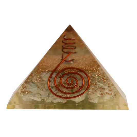 Amazonite Gemstone Orgone Pyramid Crystal Energy Generator Free Shipping