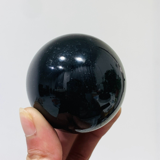 235g Natural Obsidian Quartz Ball Crystal Sphere Meditation Energy Healing