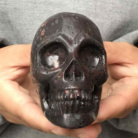 0.41Kg Natural unknown quartz skull carved Quartz Crystal skull Healing
