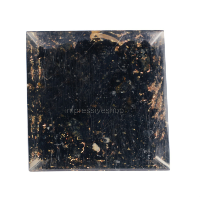 XL Tourmaline Orgone Pyramid Orgone Crystal Healing Free Shipping