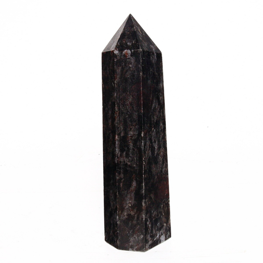 677g Natural Fireworks Stone Obelisk Quartz Tower Crystal Wand Point Healing