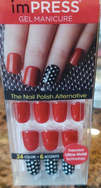 Kiss imPRESS Press-On Manicure One Step False Nails + Accents U PICK COLOR New!!