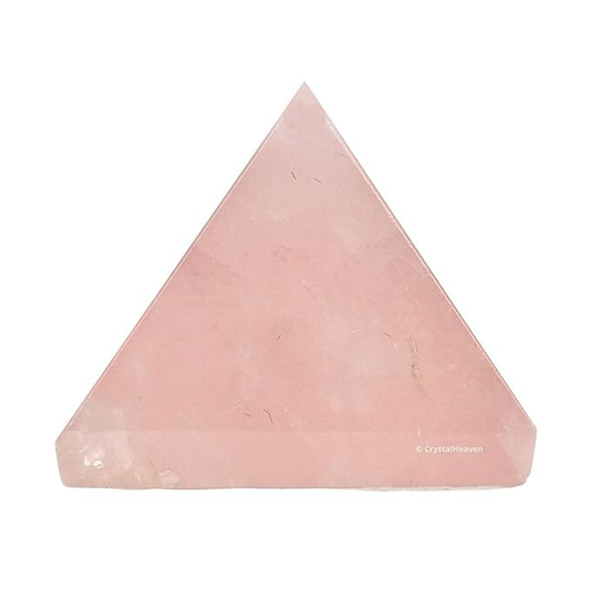 Rose Quartz Pyramid Crystal Pyramid for Positive Energy, Vastu