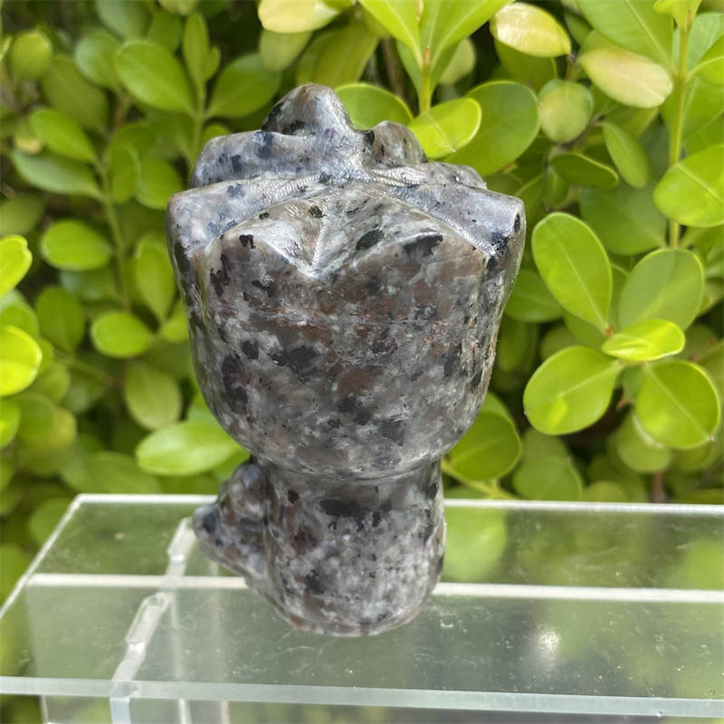 1pc mixed Natural stone carved Quartz Crystal stone skull Reiki healing