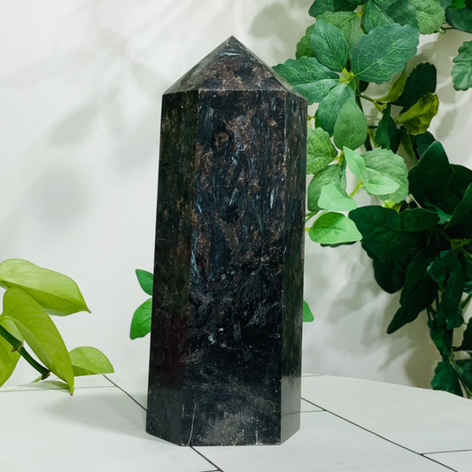 1758g Natural Firework Stone Quartz Obelisk Crystal Wand Point Tower Healing