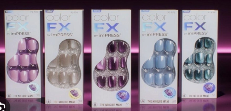 Kiss impress Color FX Press On nails, Short - You Choose