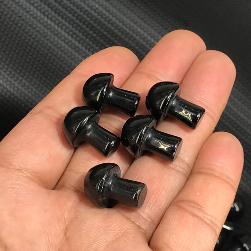 10pc natural obsidian Mushroom Quartz Crystal Reiki healing gem random