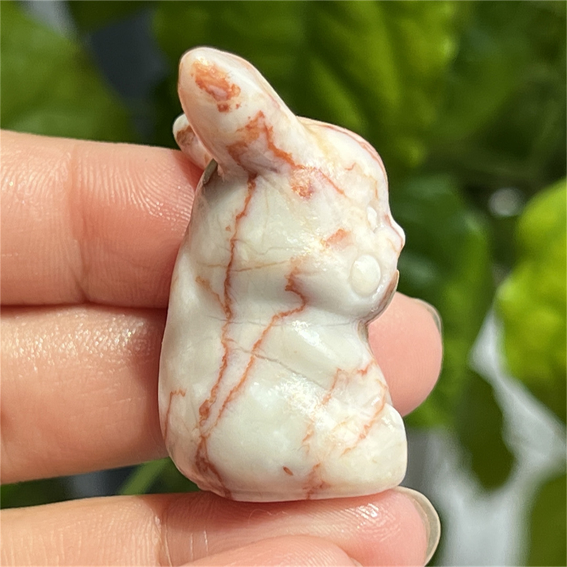 1.5" Natural quartz carved Pikachu skull Quartz crystal skull reiki healing