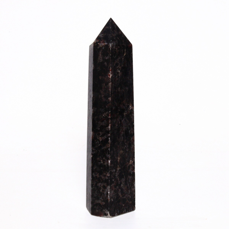 961g Natural Fireworks Stone Obelisk Quartz Tower Crystal Wand Point Healing