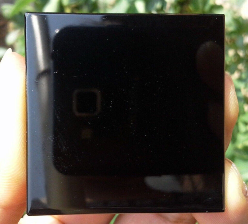 50-60g 1pcs NATURAL Obsidian Quartz Crystal Pyramid Healing