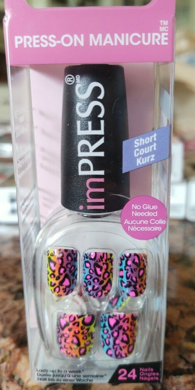 Kiss imPRESS Press-On Manicure One Step False Nails + Accents U PICK COLOR New!!