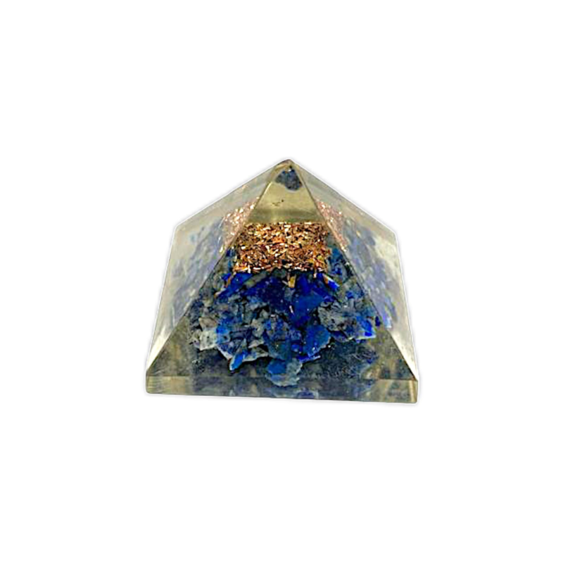 20-25MM Blue Lapis Lazuli Small Pyramid Chakra Reiki Healing Meditation Orgonite