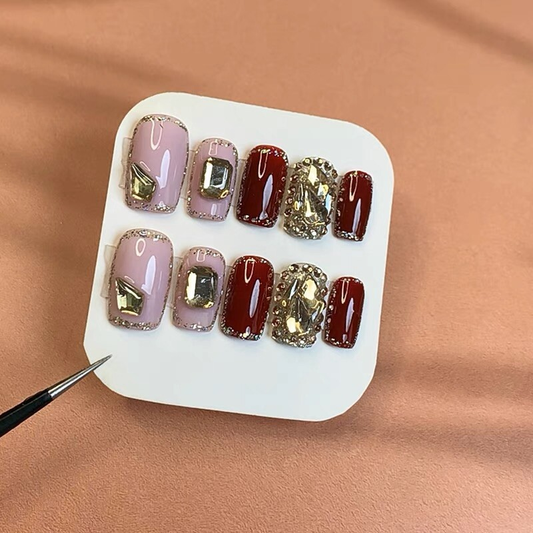 Emerald Dreams - Handmade Press-on Nails