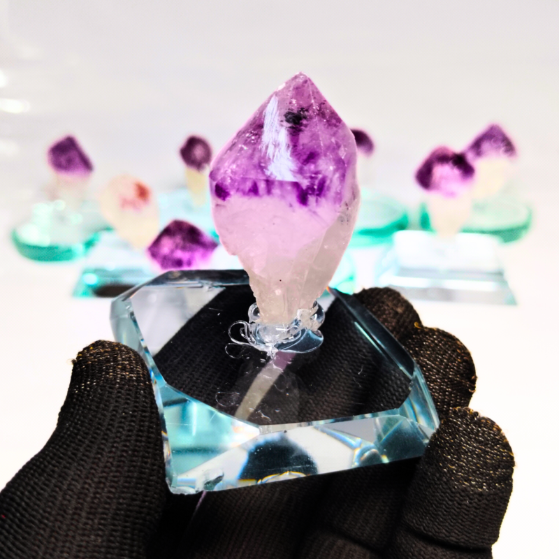 Natural Shape Random Raw Amethyst Crystals Stone Piece for Collection 1 pc 1 Oz