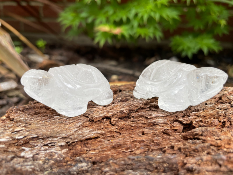 Tortoise Hand Carved Gemstone Figurine | Crystal Turtle | Crystal Healing Animal