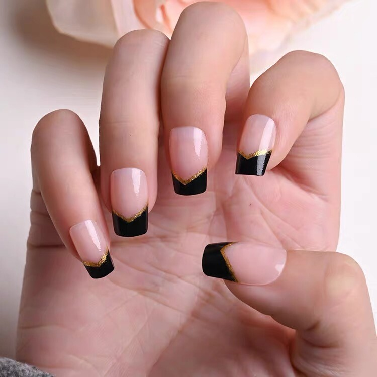 Handmade Press on nails coffin/square/almond long length summer theme