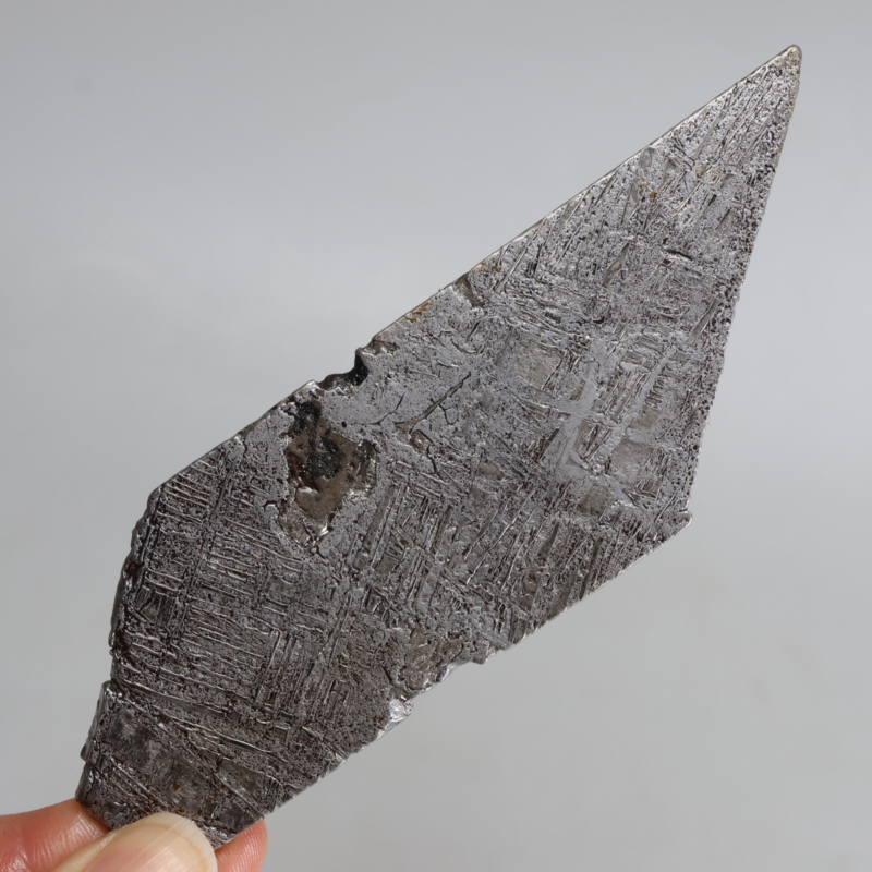 59g Iron meteorite, Muonionalusta iron meteorite slice, Natural Meteorite J295