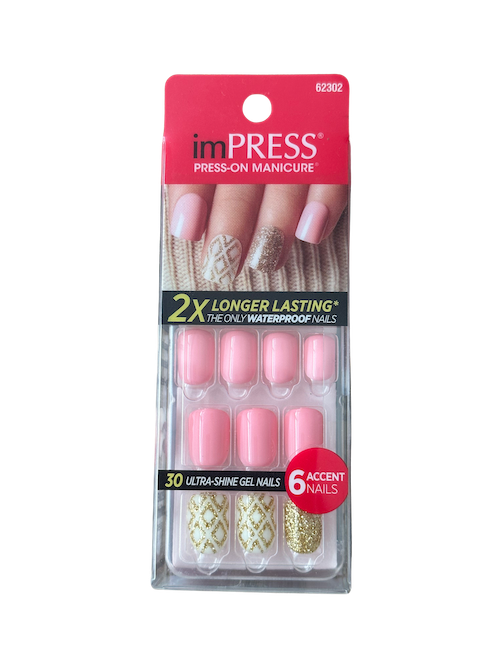 Kiss imPRESS Press-On Manicure One Step + Accents U PICK COLOR New!!  #104