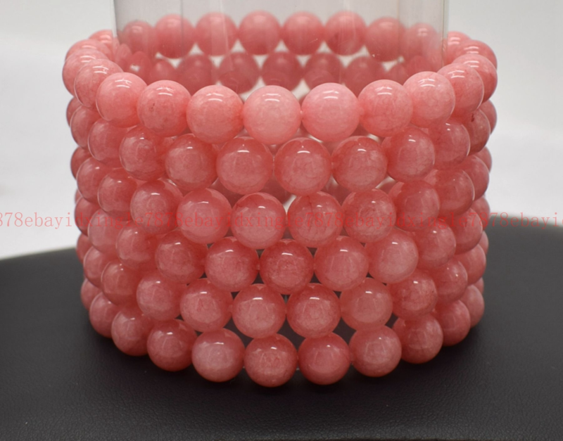 Wholesale Lots 6 Pcs 7.5" Natural Crystal Healing Gemstone Stretch Bracelet