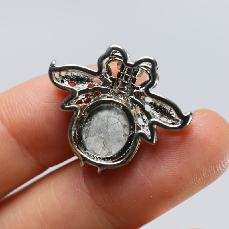 Muonionalusta meteorite Necklace pendant，Butterfly Pendant R1416