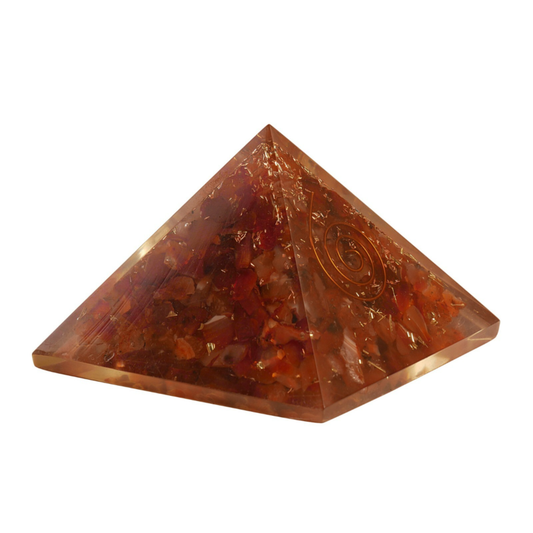 Carnelian Orgone Pyramid Stones Healing Crystals Free Shipping Free Shipping