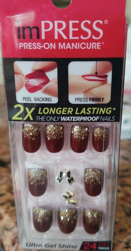 Kiss imPRESS Press-On Manicure One Step False Nails + Accents U PICK COLOR New!!