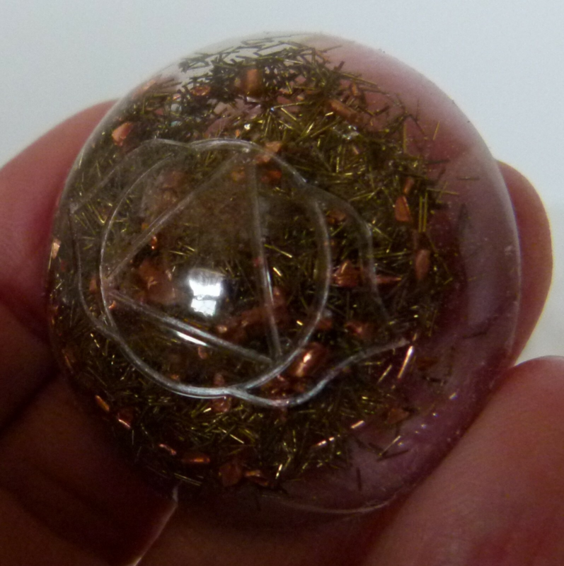 Set Of 7 Chakra Orgone domes For Reiki Healing chakra balancing w/chakra symbols