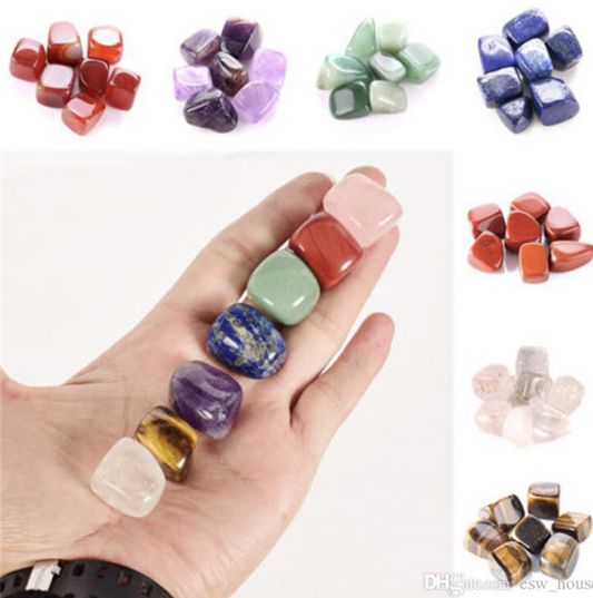 Set Of 7 Chakra Healing Balancing Gemstones - You Get 7 Different Stones.