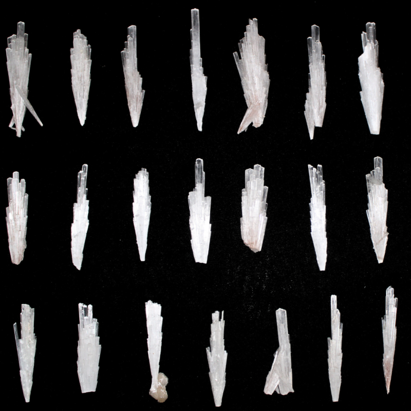 Natural Crystals Shape Random Scolecite Crystals Stone Piece For Collection 1 Oz