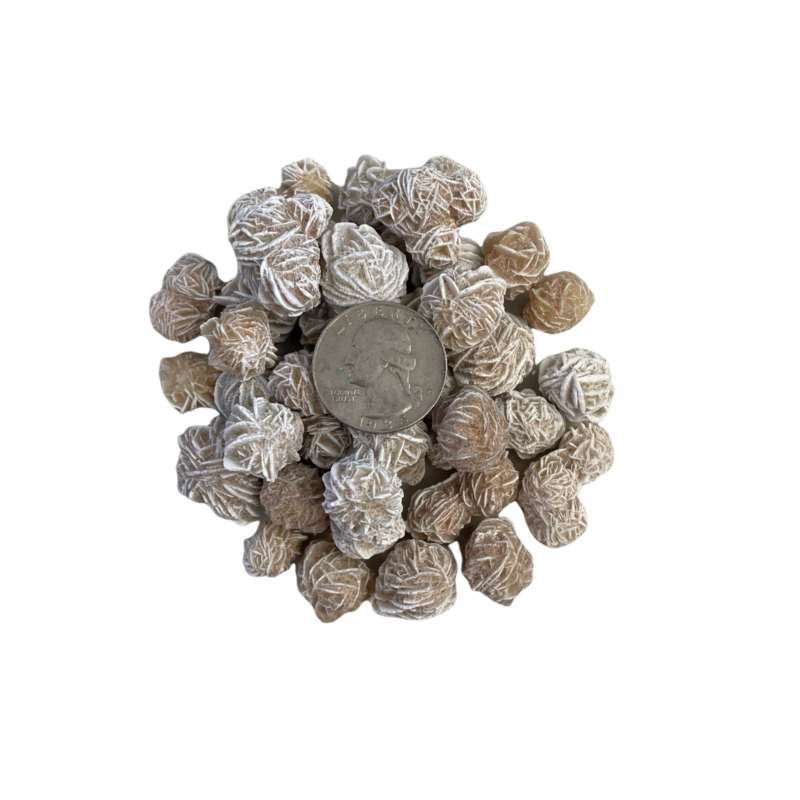 1/4 lb Mini Desert Rose Sand Selenite Gypsum Gemstone Crystal Baryte Specimens