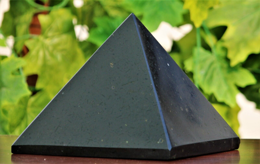 Large 19cm Black Tourmaline Crystal Quartz Healing Energy Gemstone Decor Pyramid