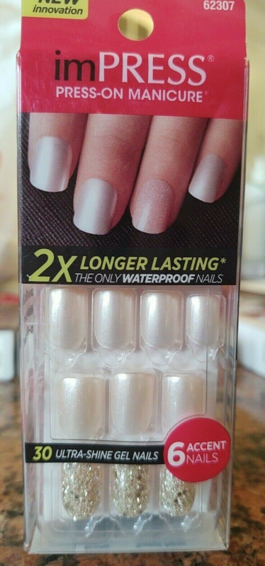Kiss imPRESS Press-On Manicure One Step False Nails + Accents U PICK COLOR New!!