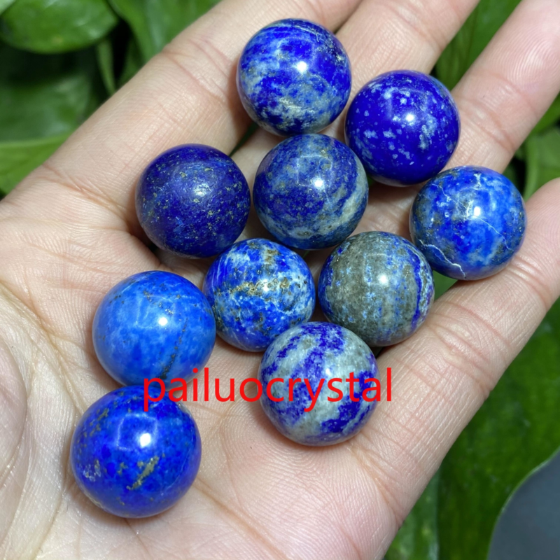 10p Wholesale Natural Lapis Lazuli jasper Ball Quartz Crystal Sphere Reiki 15mm+