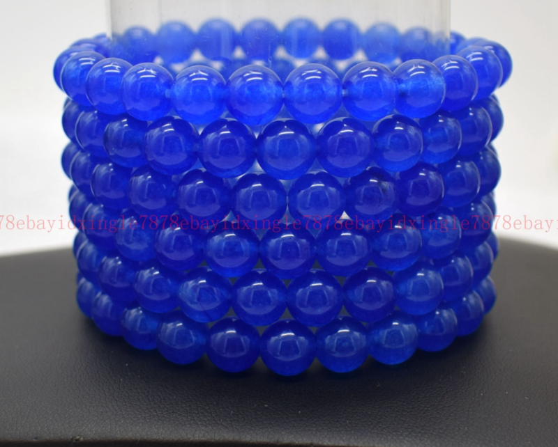 Wholesale Lots 6 Pcs 7.5" Natural Crystal Healing Gemstone Stretch Bracelet