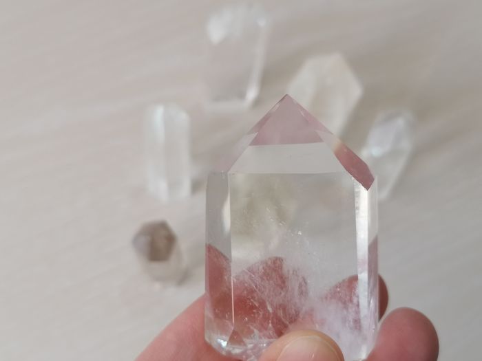Punta de cristal blanco
