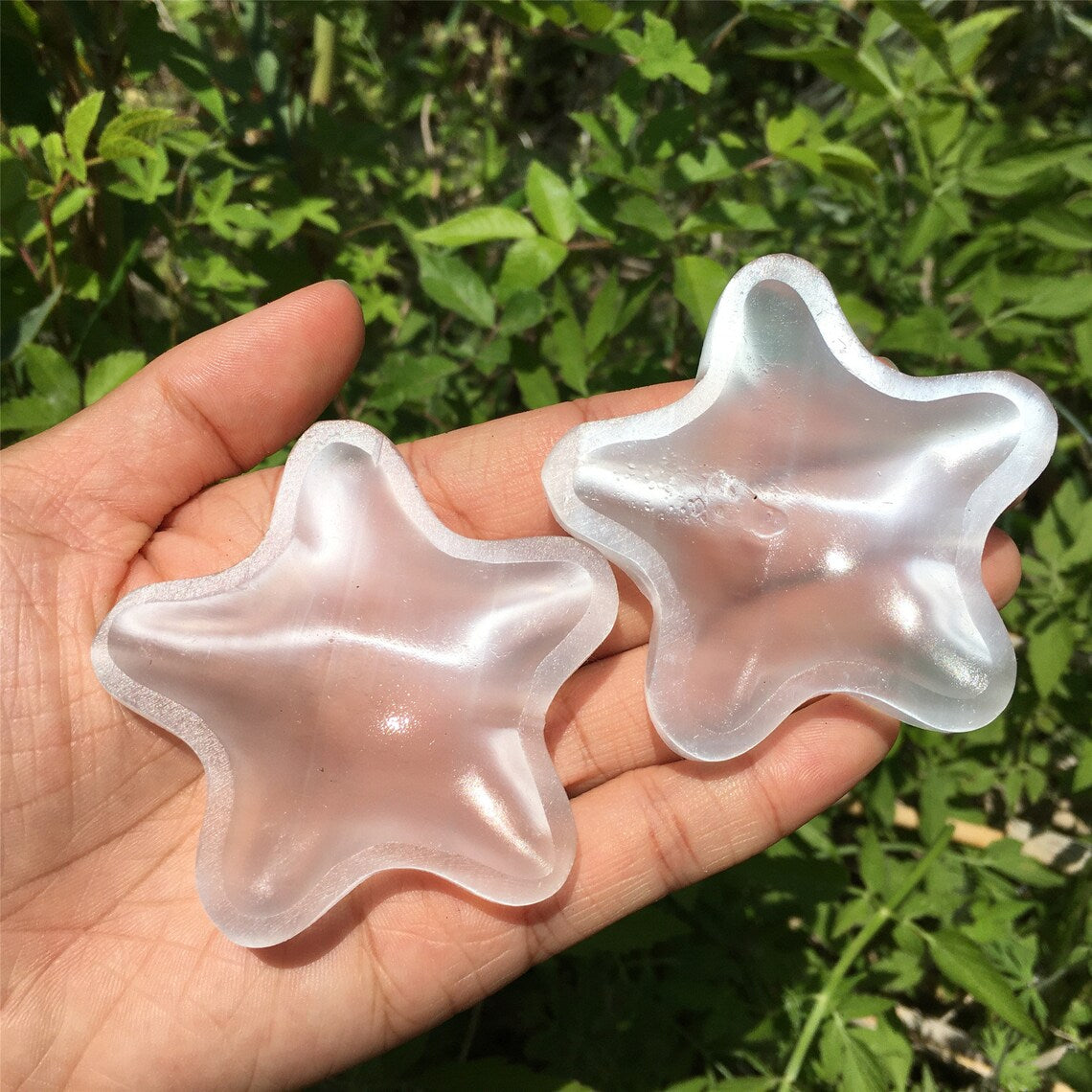 1PC Natural Selenite Star Ashtray,Quartz Crystal Star,Selenite Ashtray,Reiki Healing,Home Decoration,Crystal Gifts,Mineral Specimen 40g+