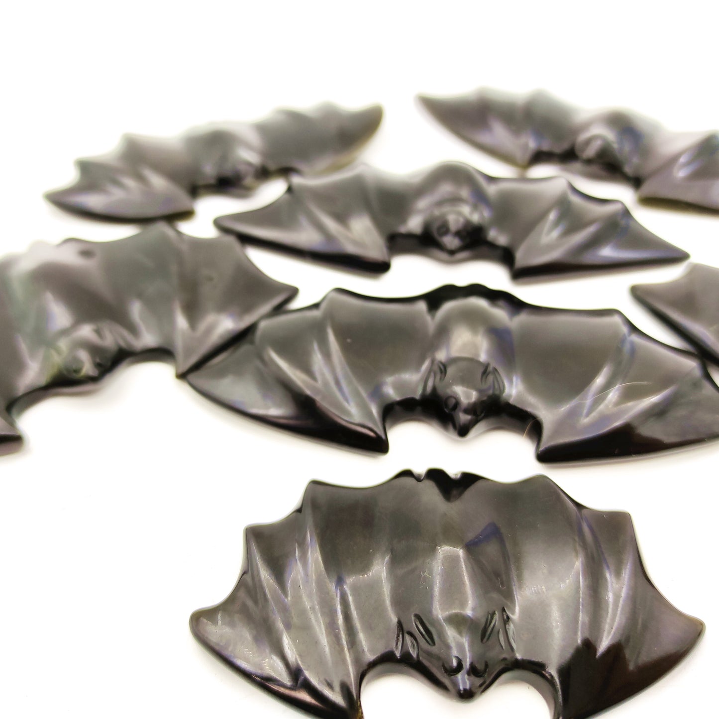 Wholesale beautiful natural Obsidian Crystal carving animal crystal