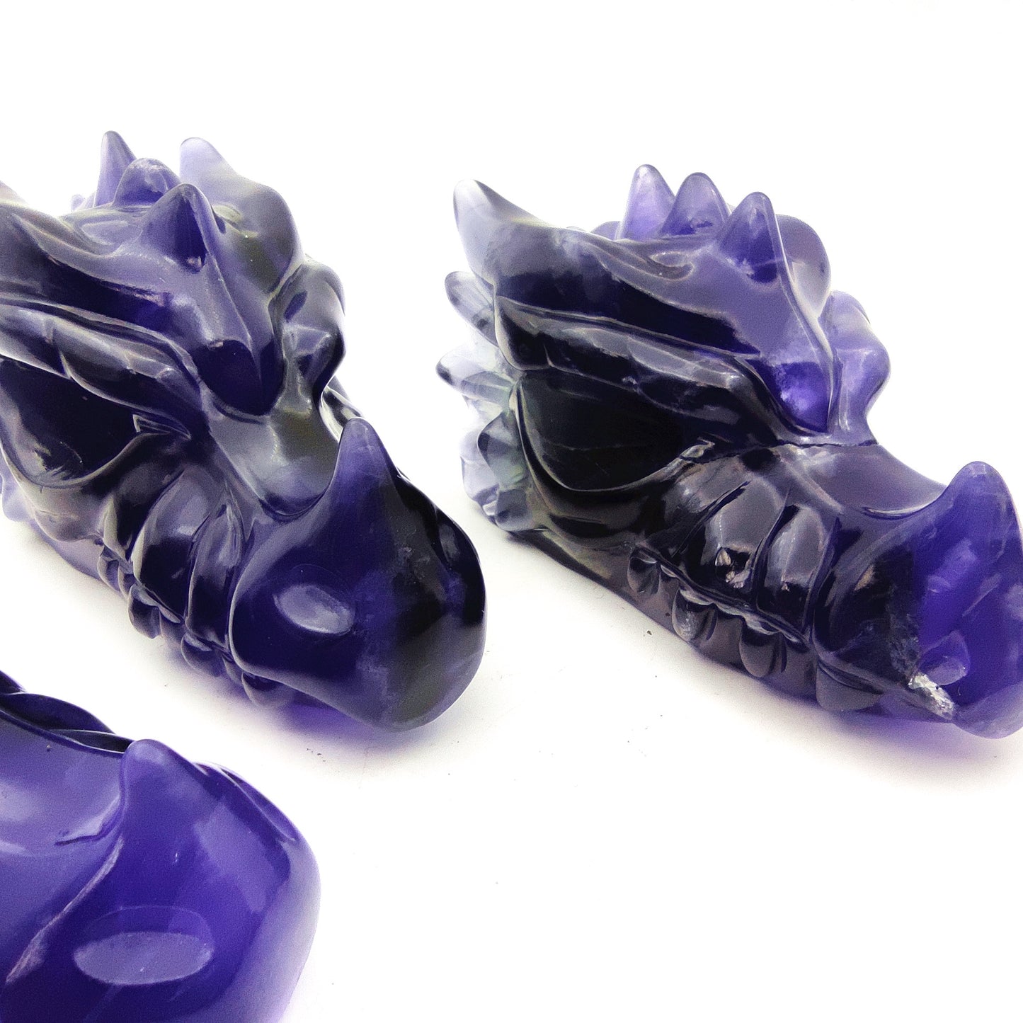 Fluorite crystal engraving animal rainbow fluorite crystal