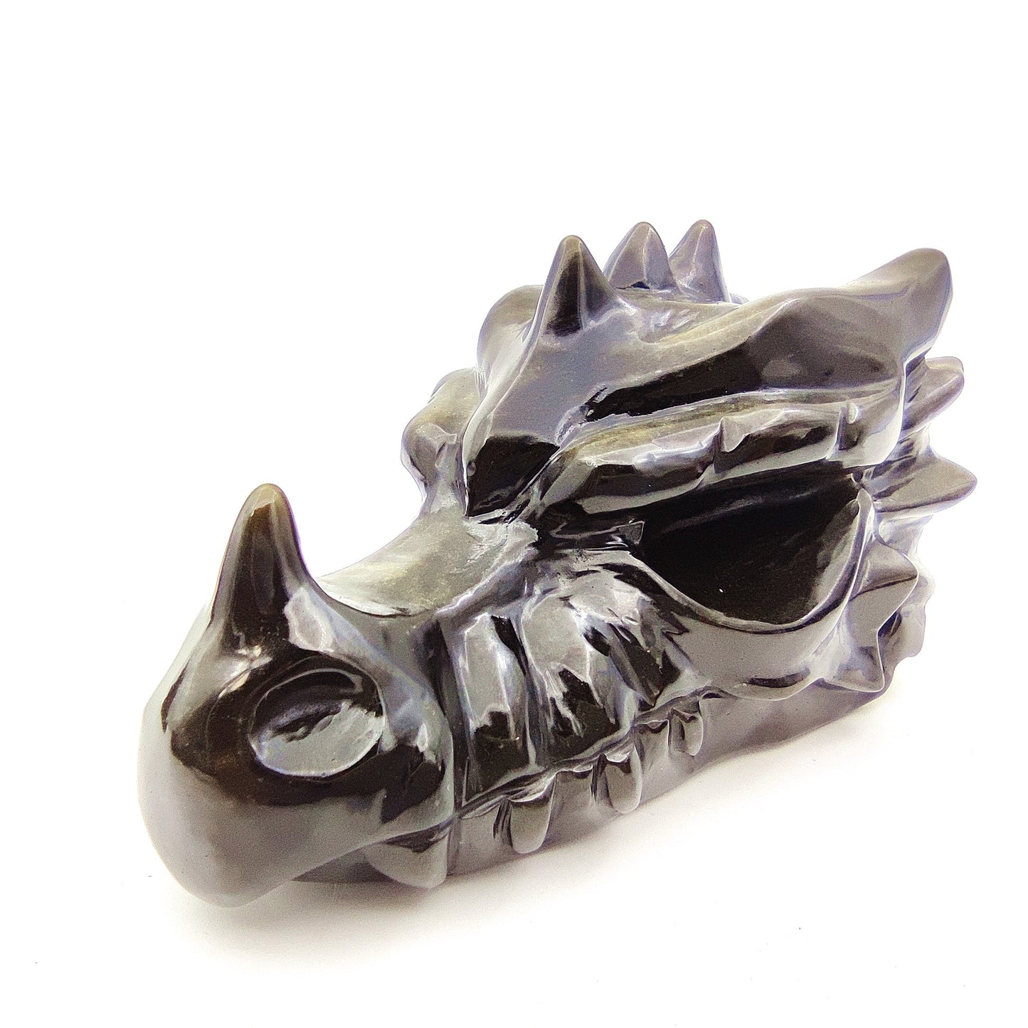 Wholesale beautiful natural Obsidian Crystal carving animal crystal