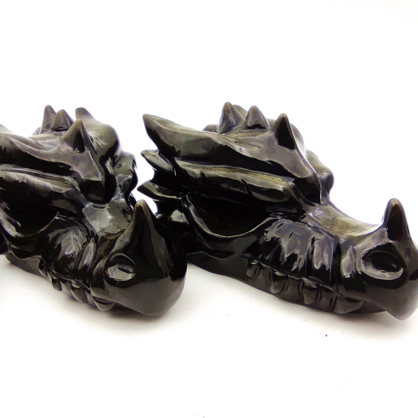 Wholesale beautiful natural Obsidian Crystal carving animal crystal