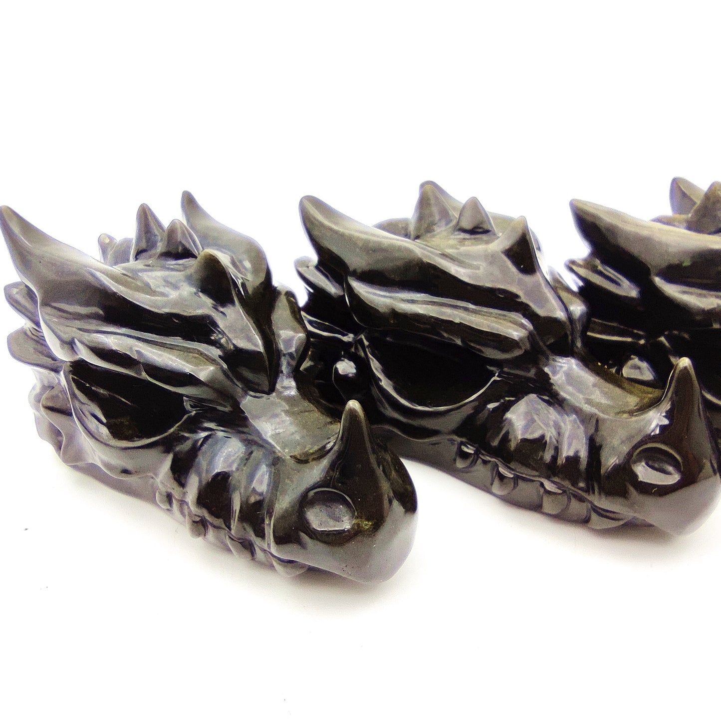 Wholesale beautiful natural Obsidian Crystal carving animal crystal