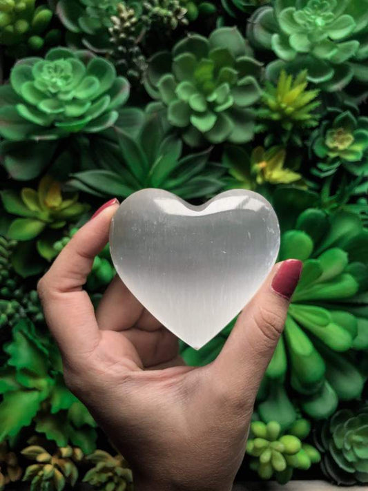 Selenite/Gypsum Heart