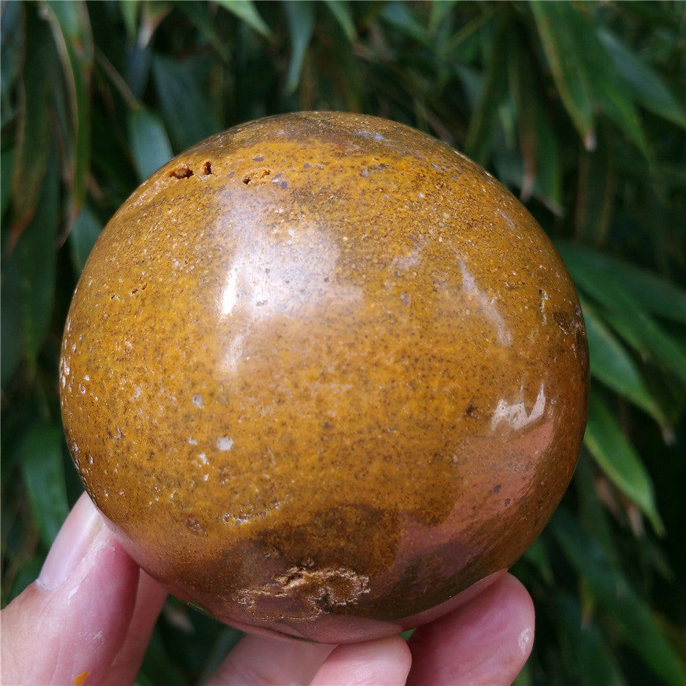 Bola de cristal tallada de Ocean Jasper #702407 